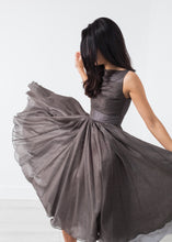 Load image into Gallery viewer, Voile Dress in Grey Pearl