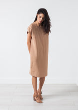 Load image into Gallery viewer, Philomene Dress in Camel