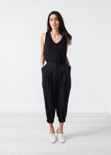 Load image into Gallery viewer, Fancy Wool Pant in Black