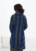 Load image into Gallery viewer, Petale Coat in Silver/Blue