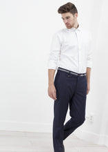 Load image into Gallery viewer, Sinclair Trouser in Navy Stripe
