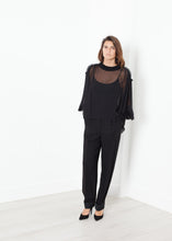 Load image into Gallery viewer, Poet Silk Sweater in Black
