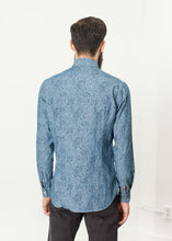 Load image into Gallery viewer, Floral Button-Up in Blue
